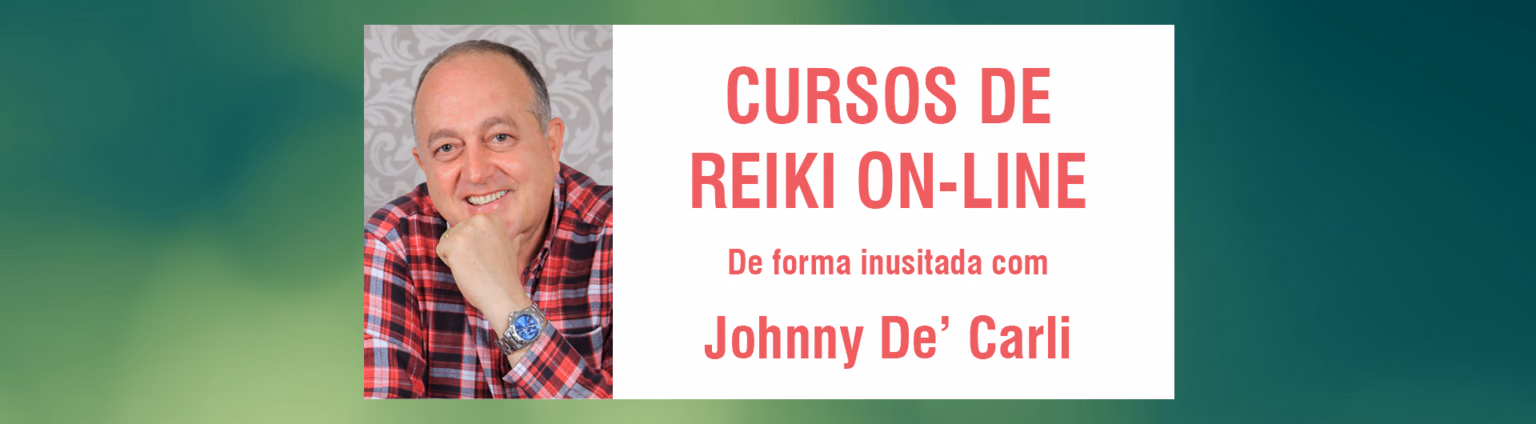 Cursos de Reiki on-line com Johnny De' Carli